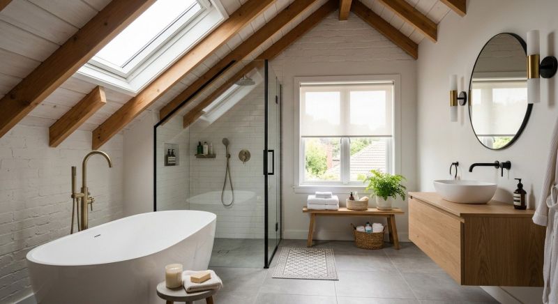 Attic Bathroom Remodeling in Dahlonega, GA