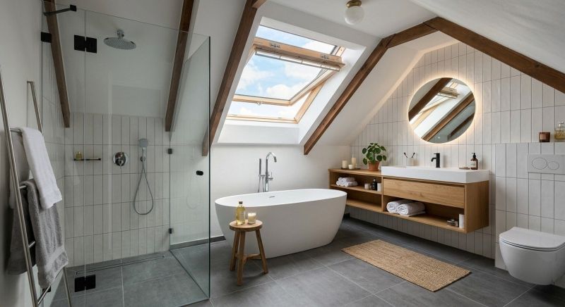 Attic Bathroom Remodeling in Dahlonega, GA
