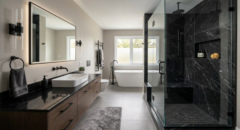 Granite Shower Installation in Dahlonega, GA