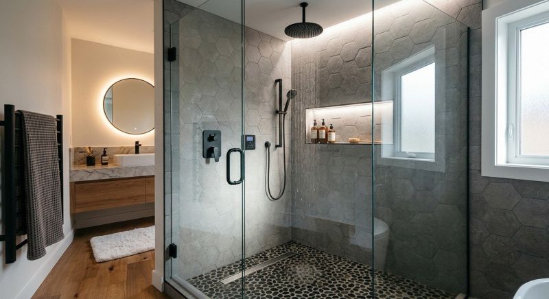 Granite Shower Installation in Dahlonega, GA